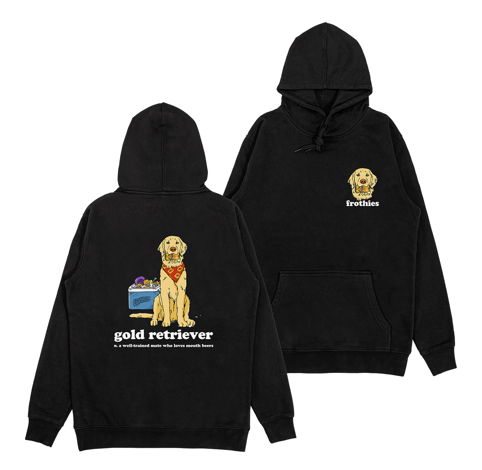 Gold Retriever Hoodie – Frothies