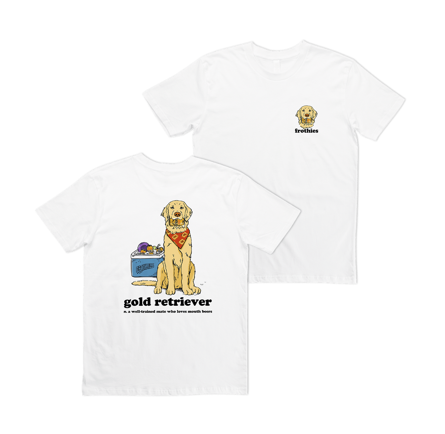 Gold Retriever Tee – Frothies