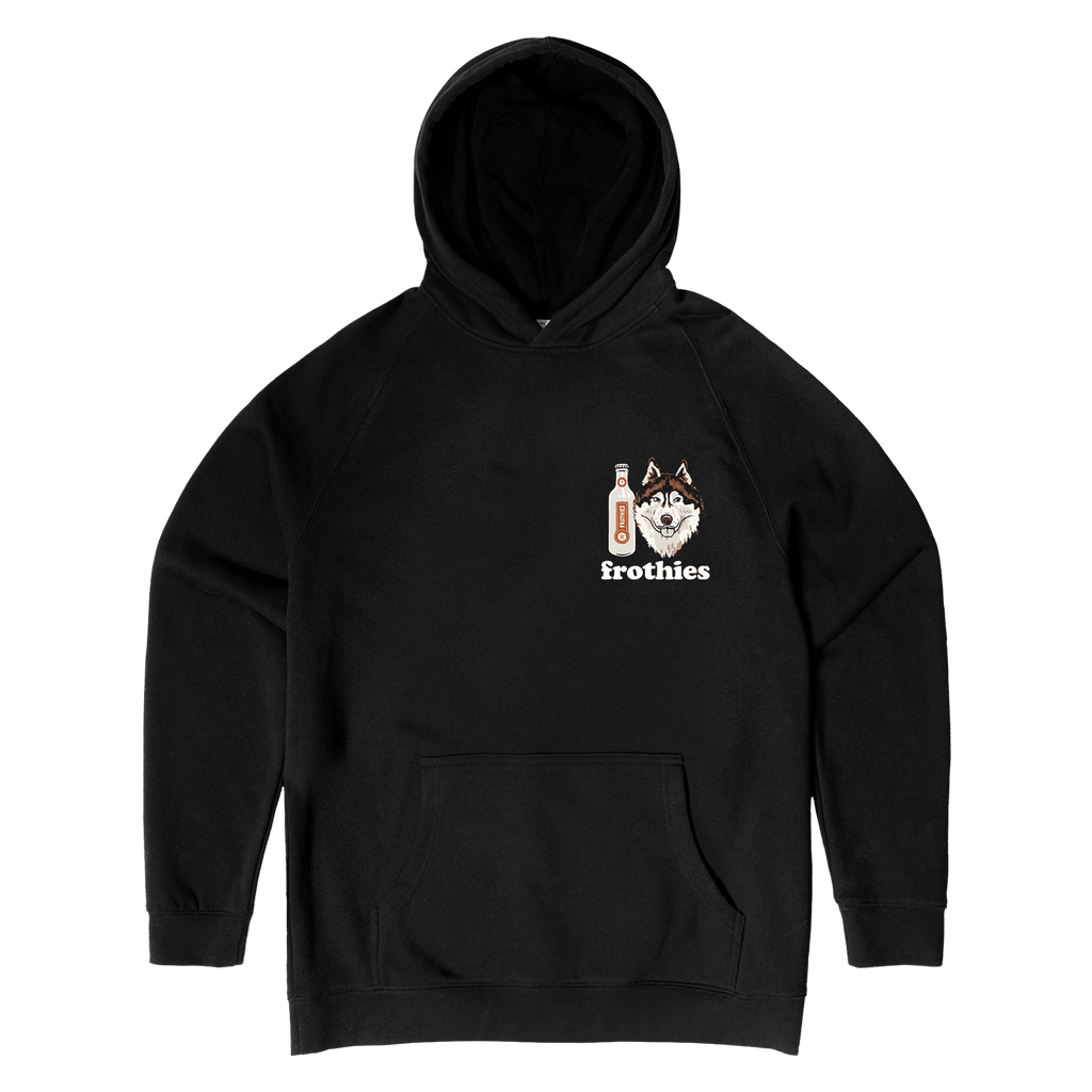 Huskies & Ruskies Hoodie Black Hoodie Frothies