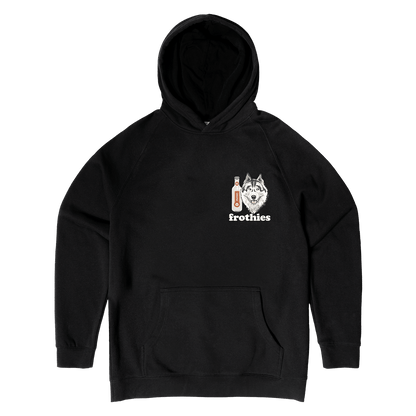 Huskies & Ruskies Hoodie Black Hoodie Frothies