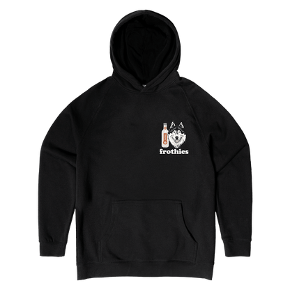 Huskies & Ruskies Hoodie Black Hoodie Frothies