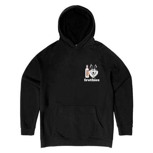 Huskies & Ruskies Hoodie Black Hoodie Frothies