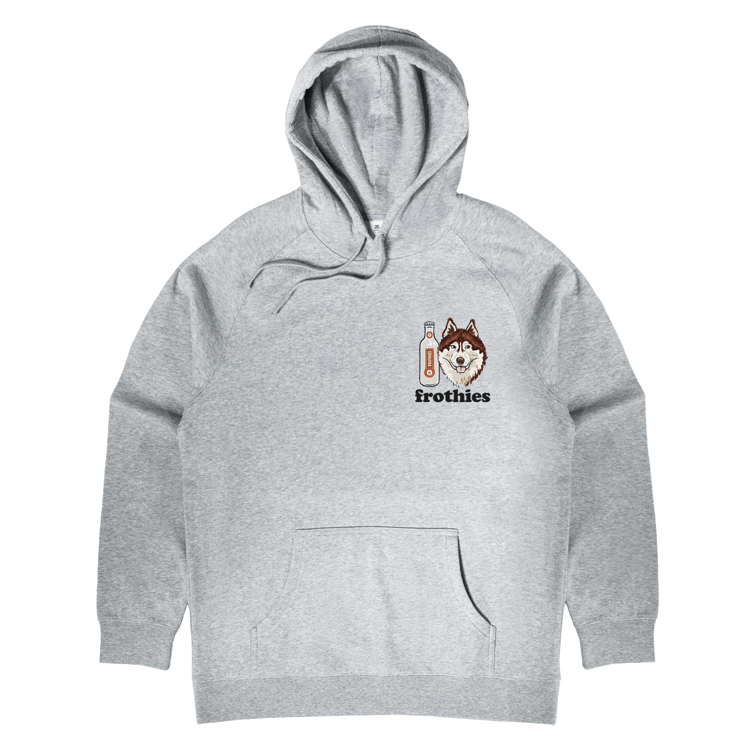 Huskies & Ruskies Hoodie Grey Hoodie Frothies
