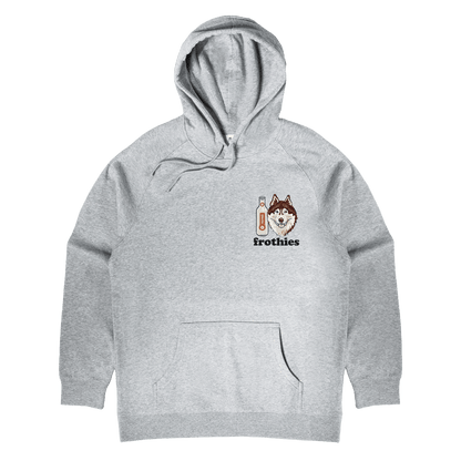 Huskies & Ruskies Hoodie Grey Hoodie Frothies