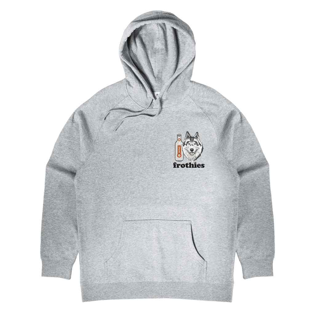 Huskies & Ruskies Hoodie Grey Hoodie Frothies