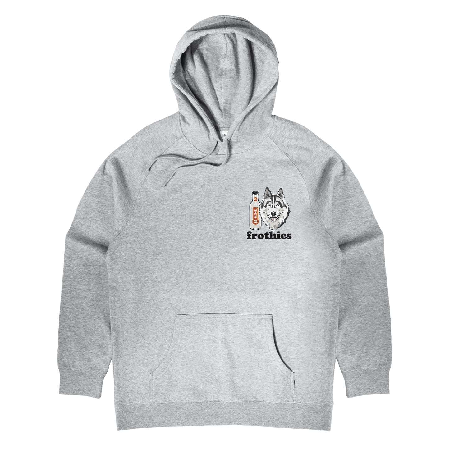 Huskies & Ruskies Hoodie Grey Hoodie Frothies