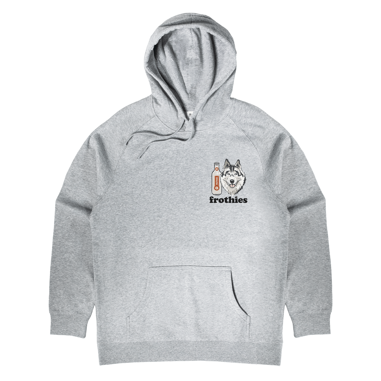 Huskies & Ruskies Hoodie Grey Hoodie Frothies