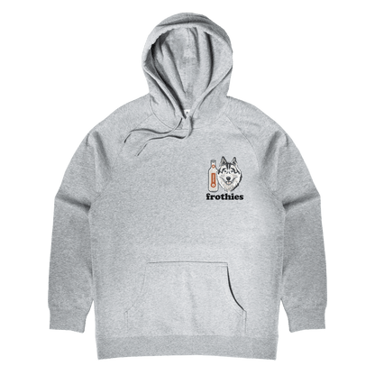 Huskies & Ruskies Hoodie Grey Hoodie Frothies