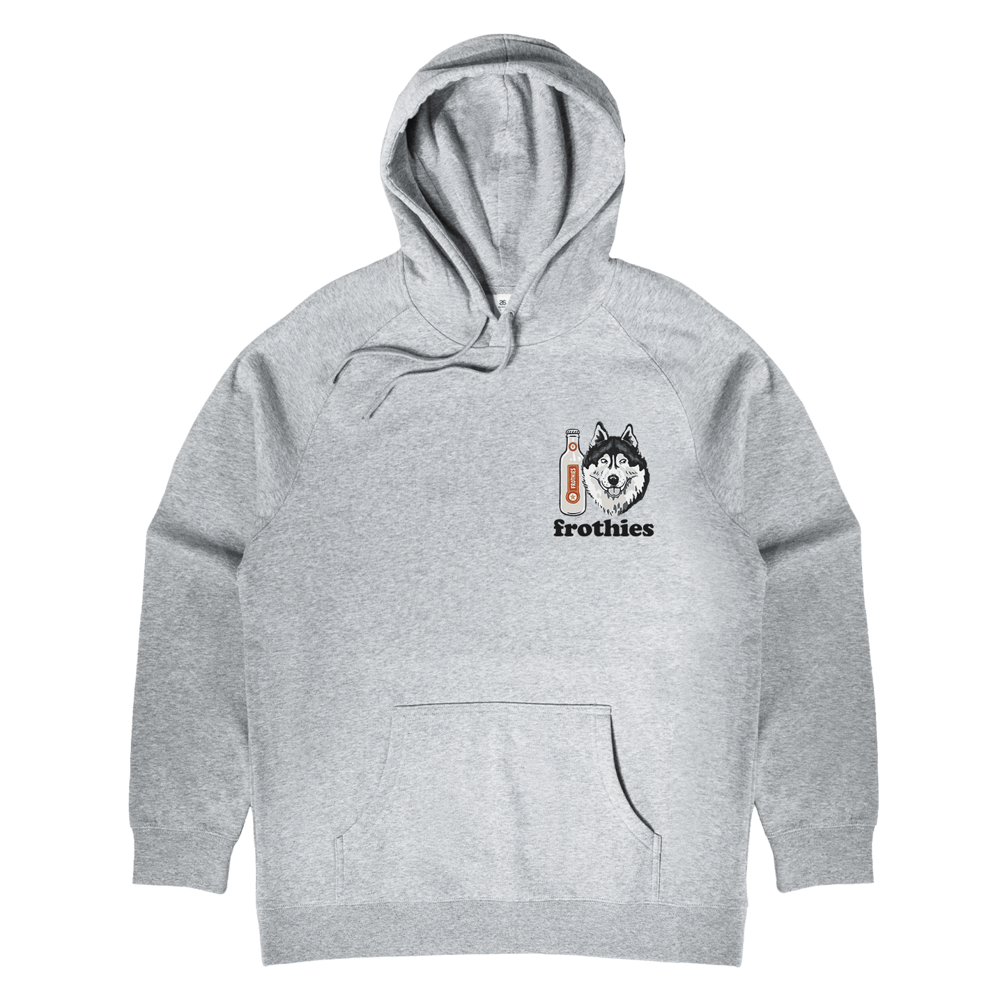 Huskies & Ruskies Hoodie Grey Hoodie Frothies