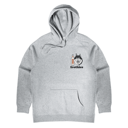 Huskies & Ruskies Hoodie Grey Hoodie Frothies