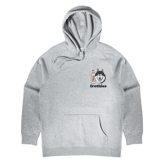 Huskies & Ruskies Hoodie Grey Hoodie Frothies