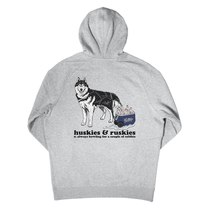 Huskies & Ruskies Hoodie Grey Hoodie Frothies