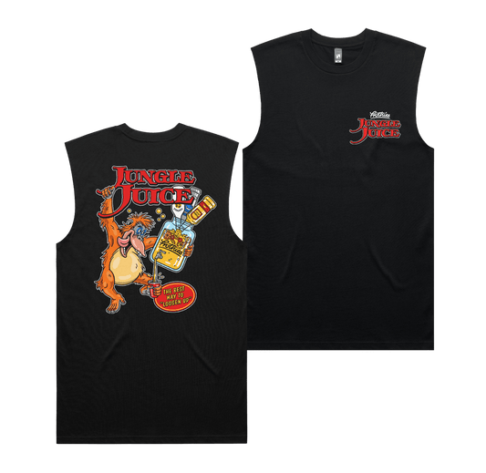 Jungle Juice Muscle Tee Black Muscle Tank Frothies