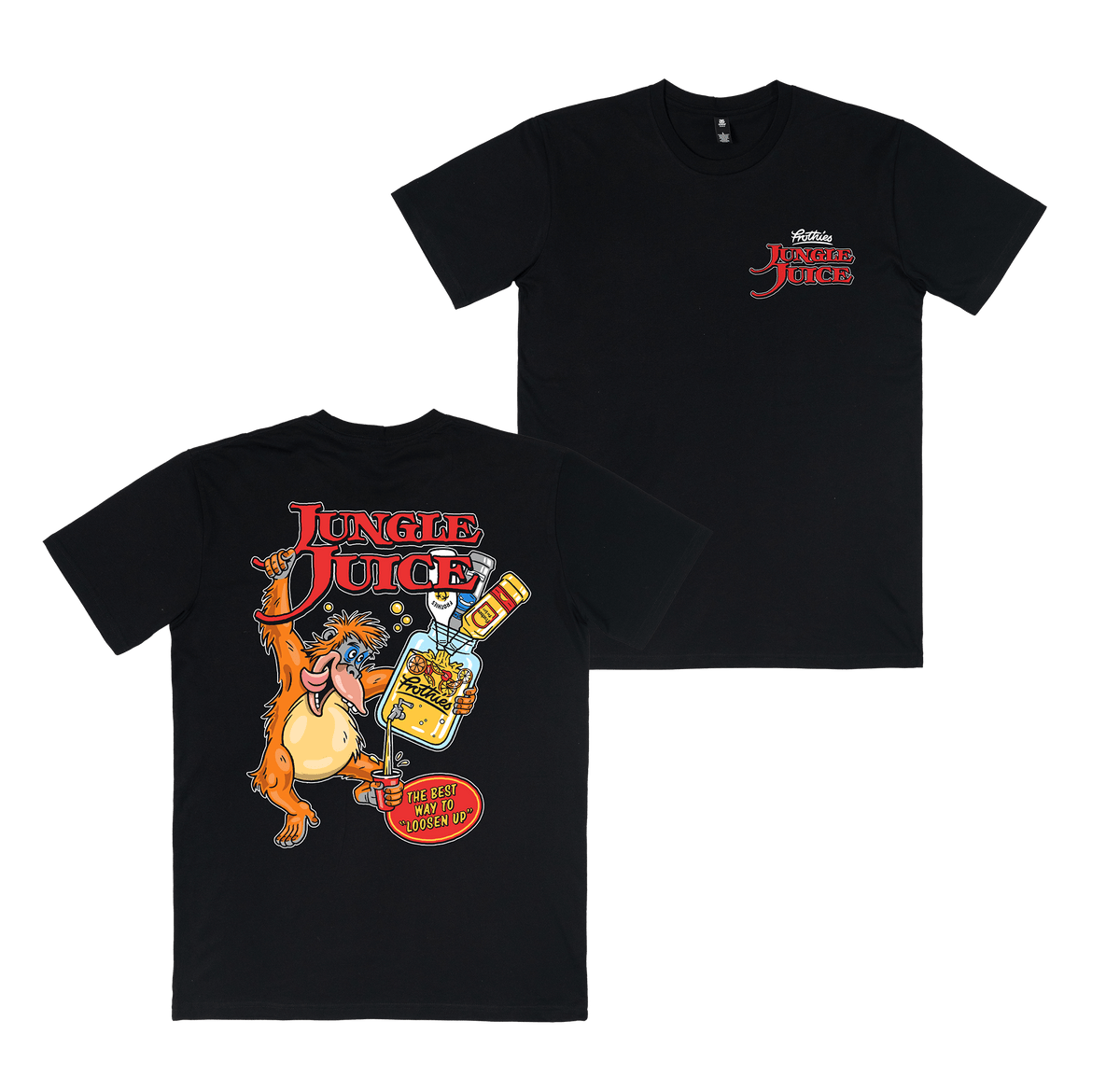 Jungle Juice Tee Black T-Shirt Frothies