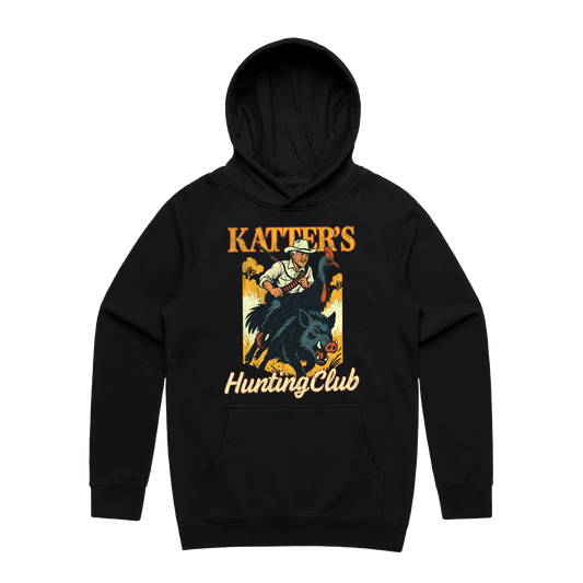 Katter's Hunting Club Hoodie Black Hoodie Frothies