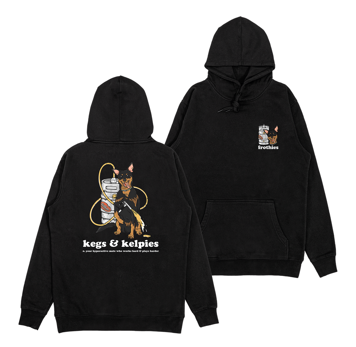 Kegs & Kelpies Hoodie Hoodie Frothies