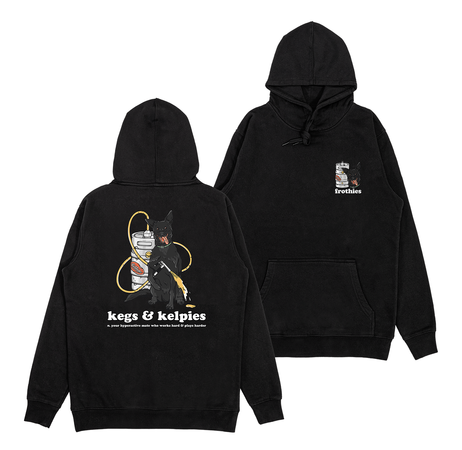 Kegs & Kelpies Hoodie – Frothies