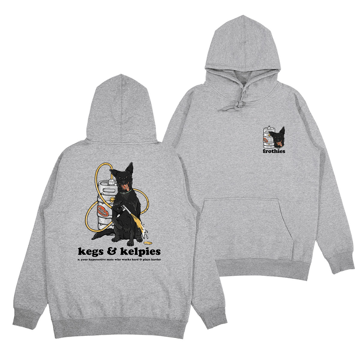 Kegs & Kelpies Hoodie Hoodie Frothies