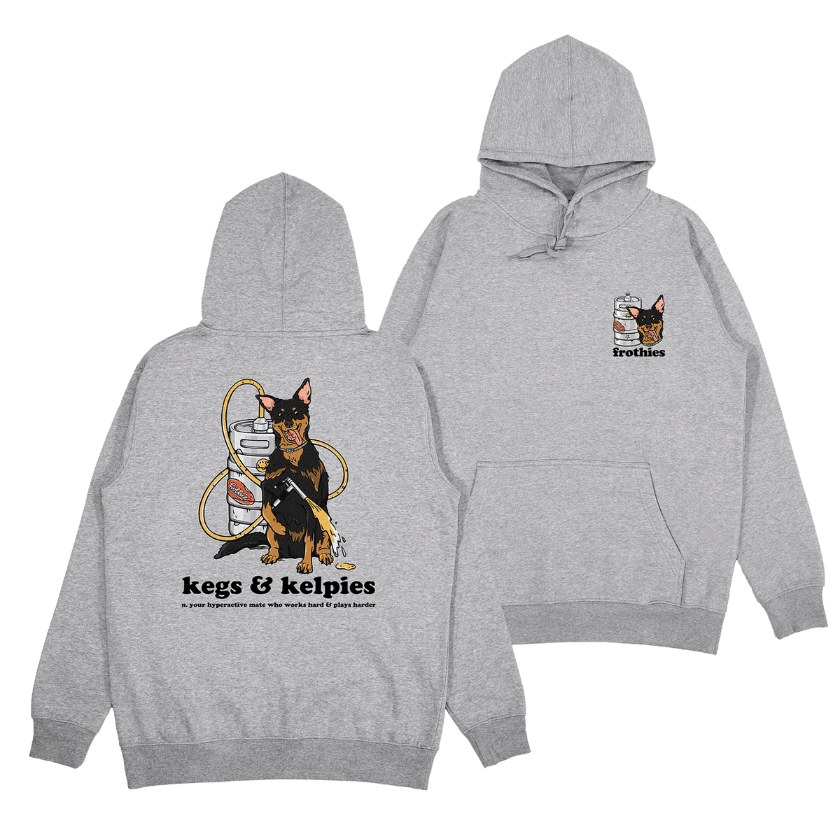 Kegs & Kelpies Hoodie Hoodie Frothies
