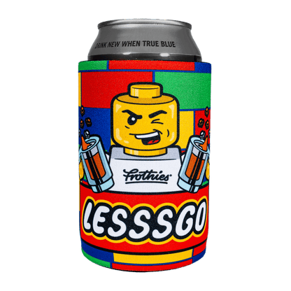 Lesssgo Man Stubby Cooler Stubby Cooler Frothies