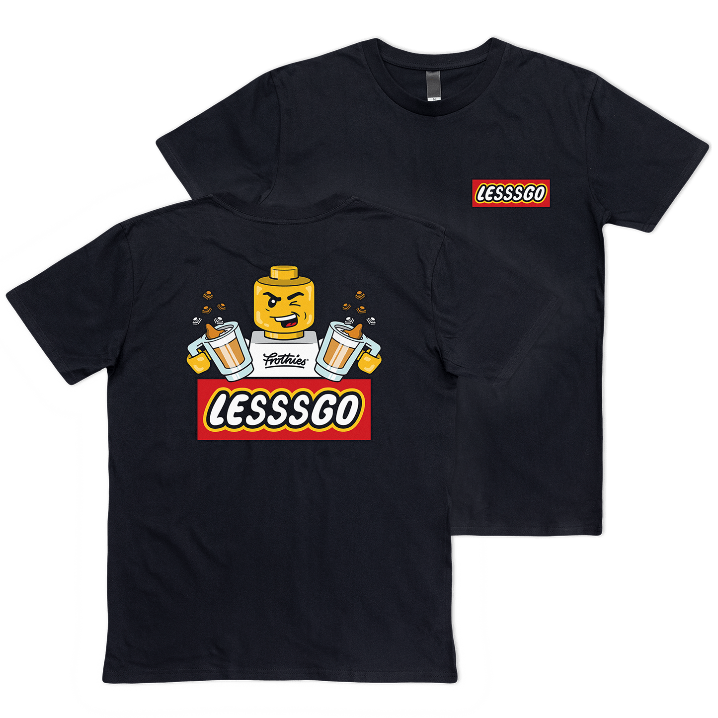 Lesssgo Man Tee T-Shirt Frothies