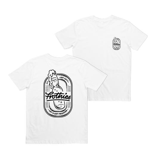 Let's Get Froffed Tee White T-Shirt Frothies