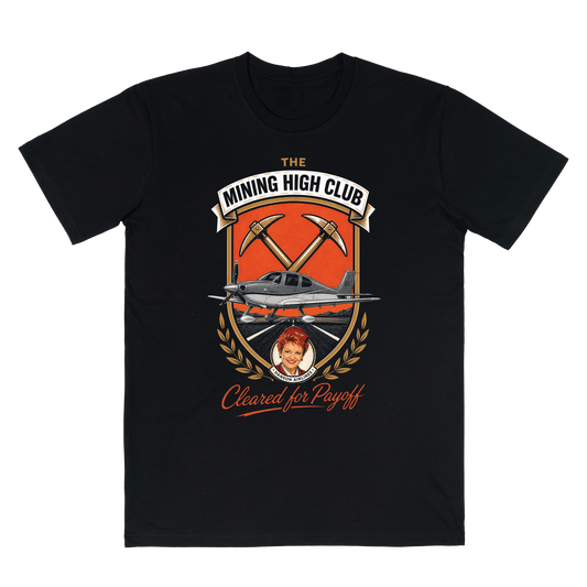 Mining High Club Tee - Black Frothies