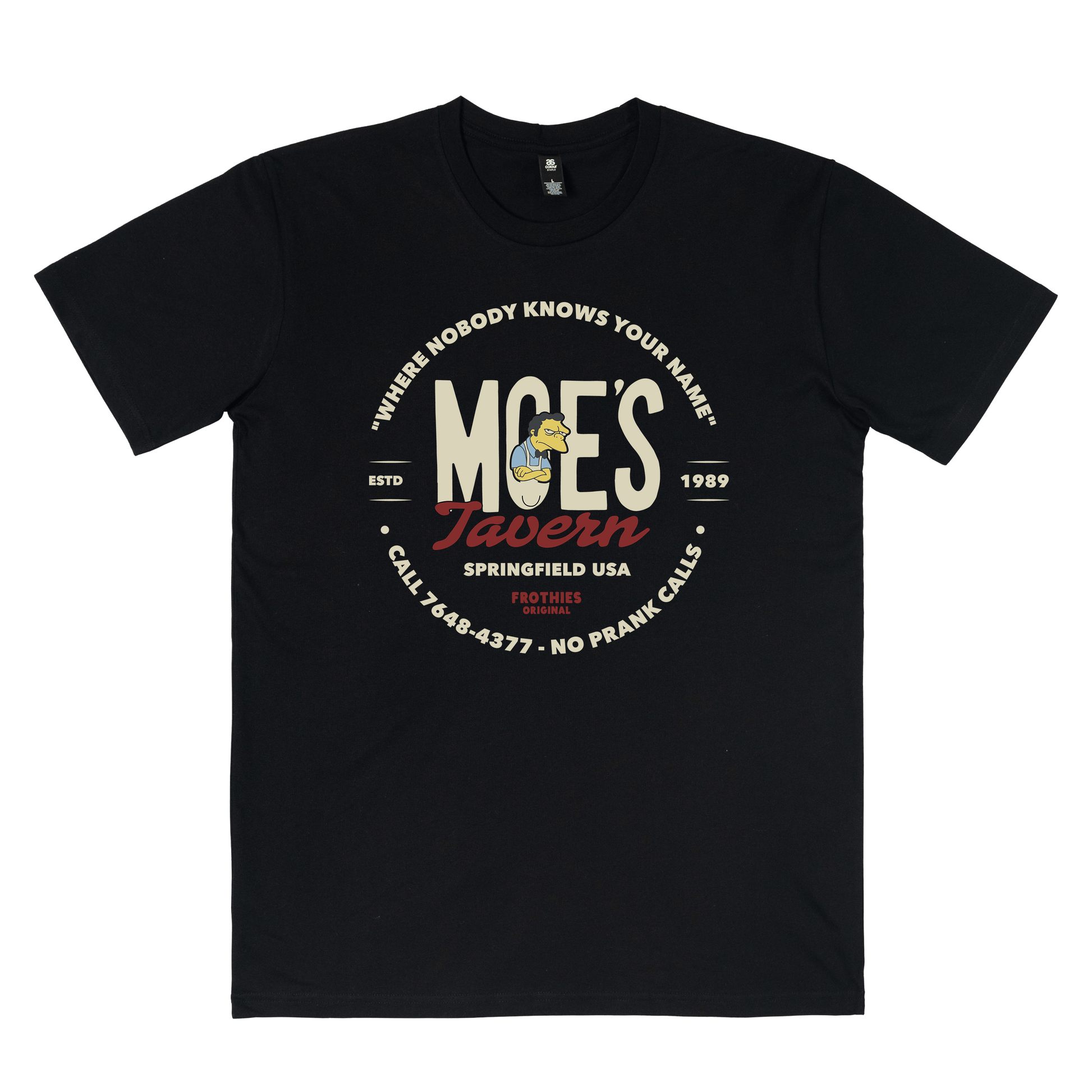 Moe's Tavern Tee Black – Frothies