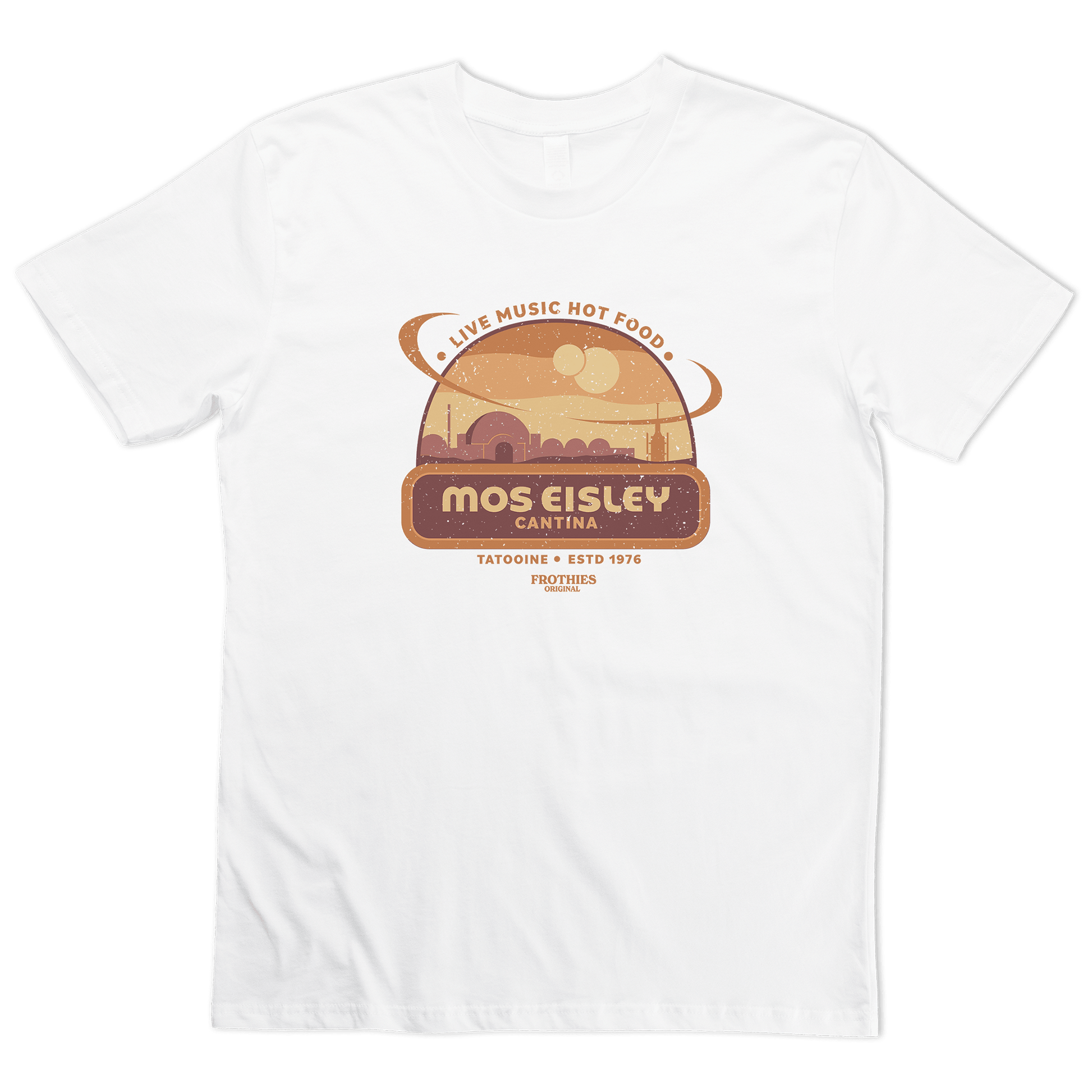 Mos Eisley Cantina Tee White T-Shirt Frothies