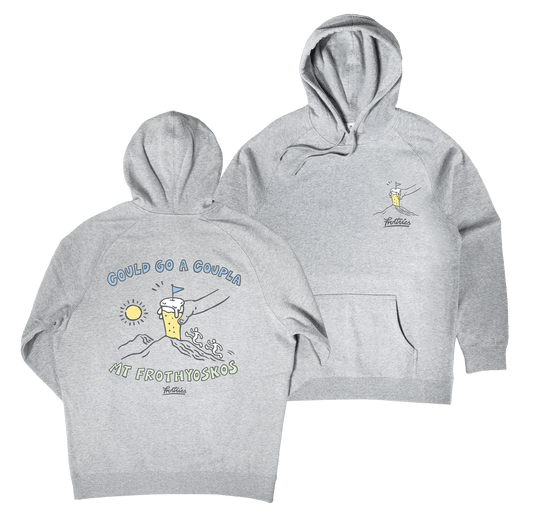 Mt Frothyosko Hoodie Grey Hoodie Frothies