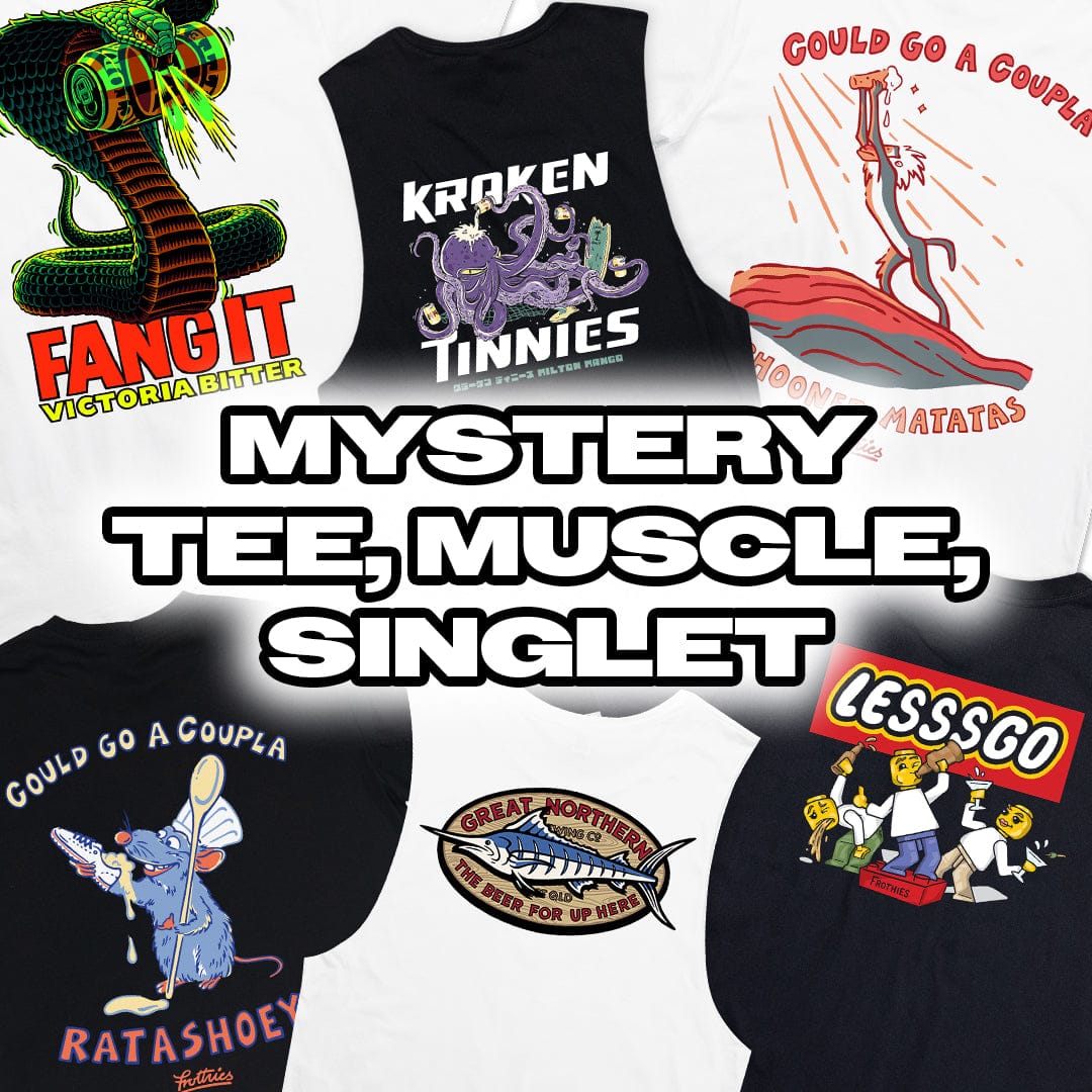 Mystery Tee, Muscle or Singlet Mystery Frothies