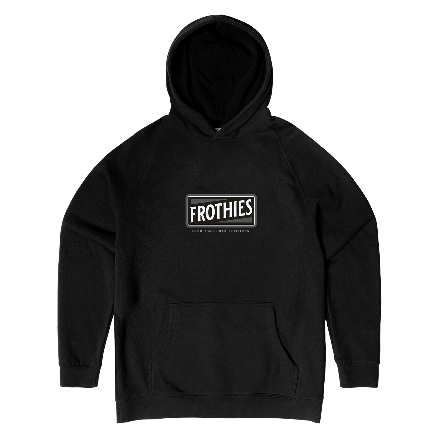 Old Froth Hoodie Black Hoodie Frothies