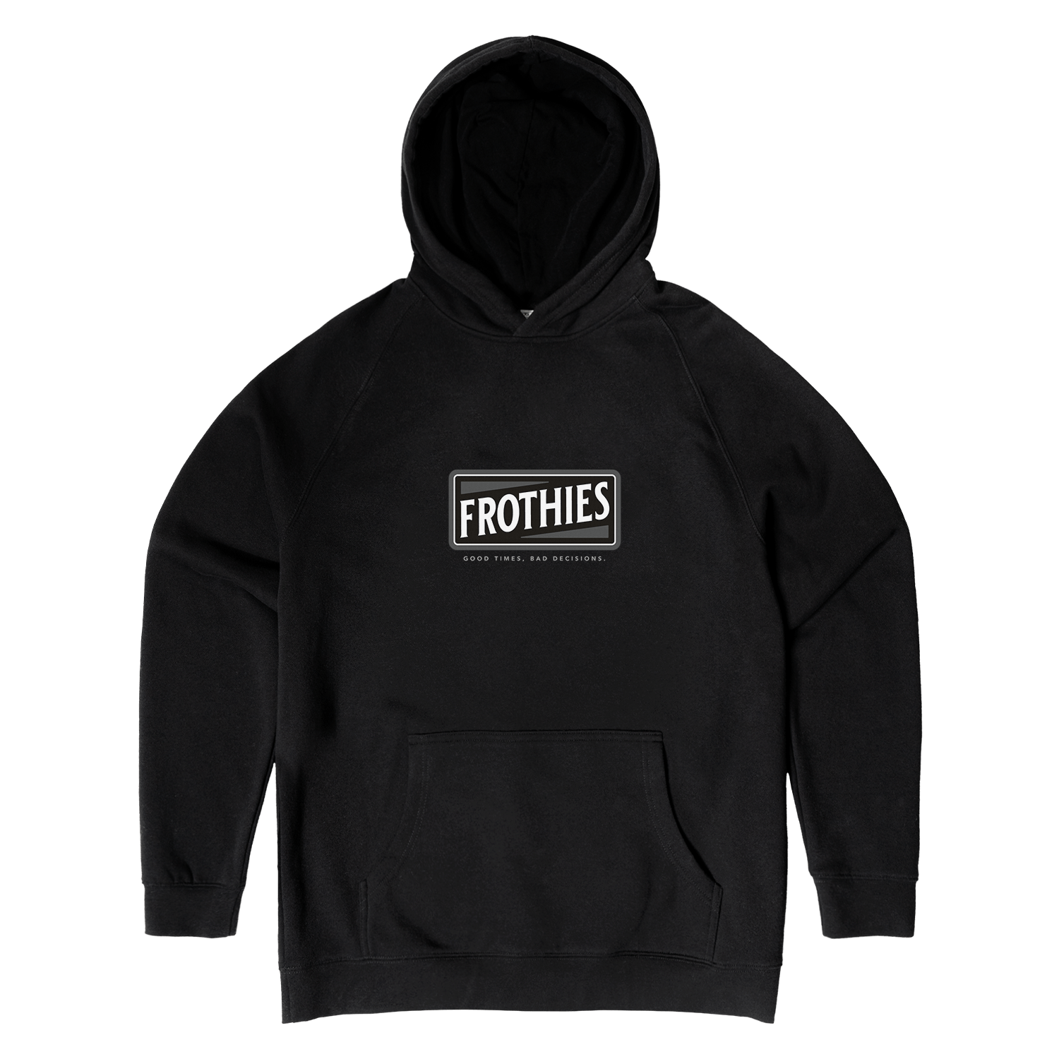 Old Froth Hoodie Black Hoodie Frothies