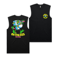 On the Piss Muscle Tee Black T-Shirt Frothies
