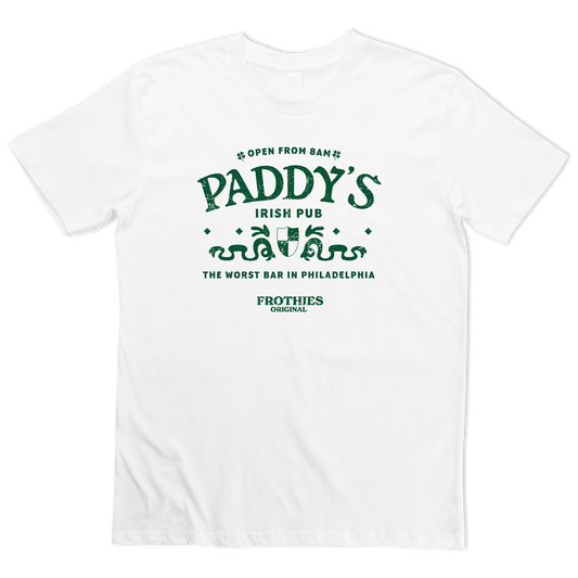 Paddy's Pub Tee White T-Shirt Frothies