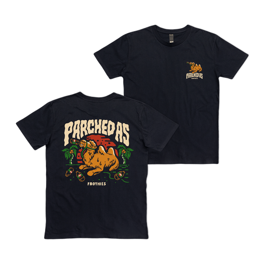 Parched As Tee Black T-Shirt Frothies