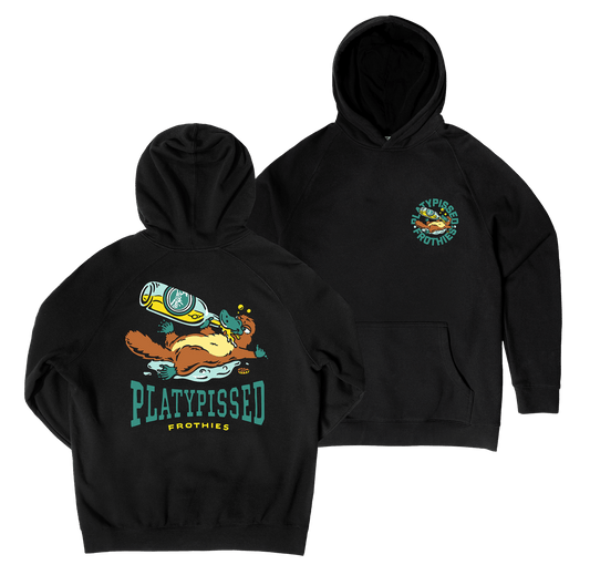 Platypissed Hoodie Black Hoodie Frothies