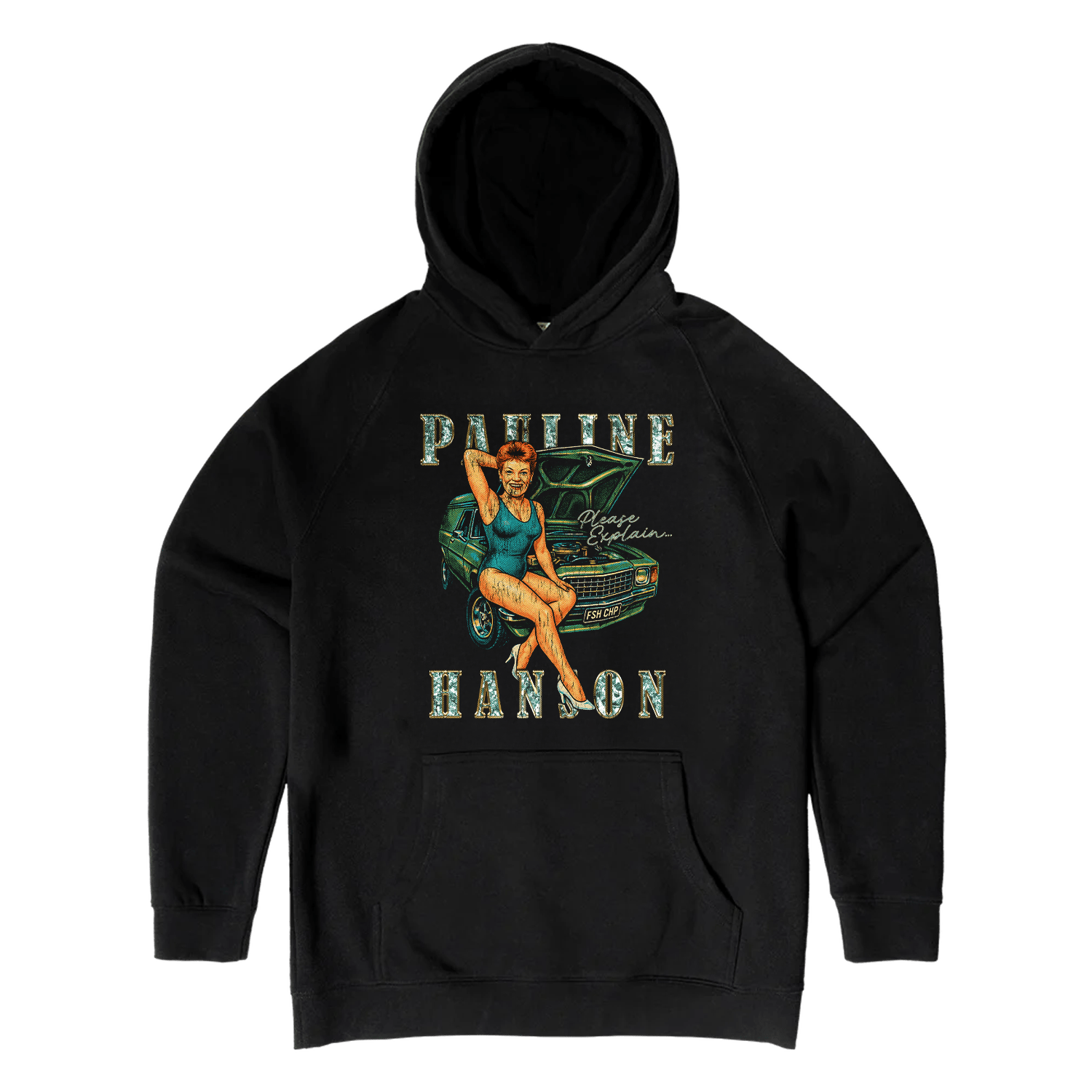 Please Explain Pauline Hanson Hoodie Black Hoodie Frothies