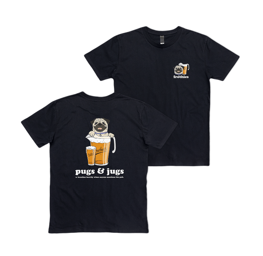 Pugs & Jugs Tee T-Shirt Frothies