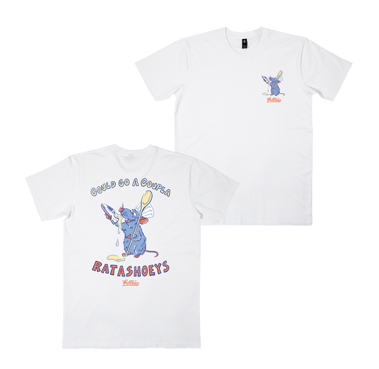 Ratashoeys Tee White T-Shirt Frothies