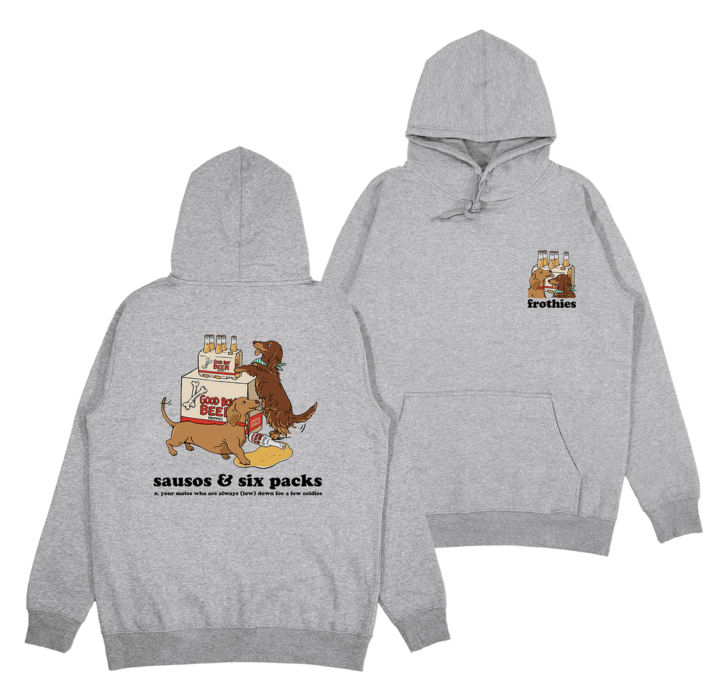 Sausos & Six-Packs Hoodie Hoodie Frothies