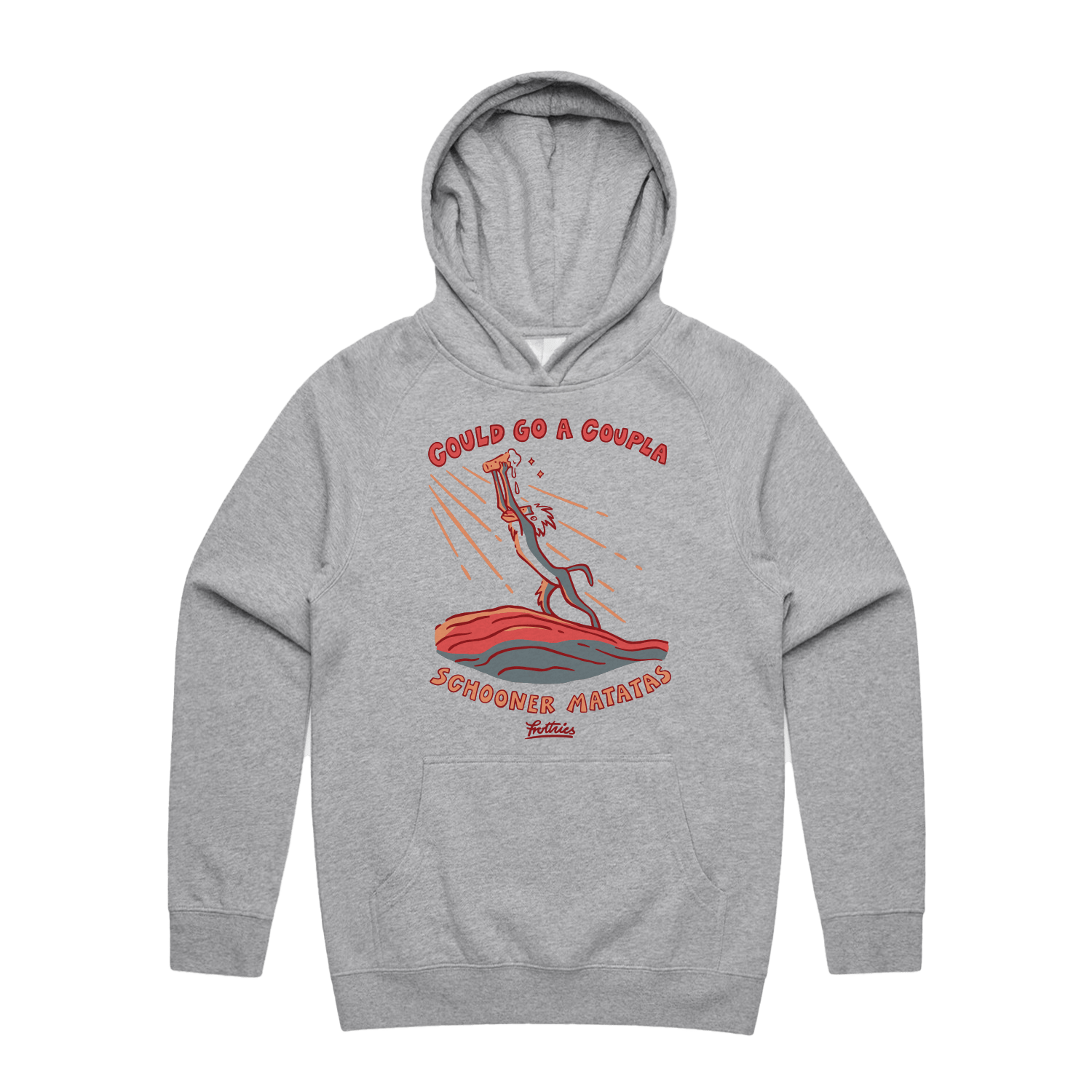 Schooner Matata Hoodie Grey Hoodie Frothies