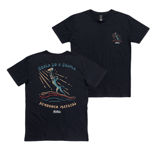 Schooner Matata Tee Black T-Shirt Frothies