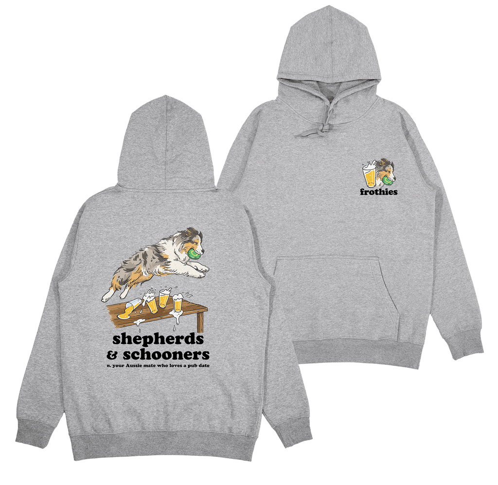 Shepherds & Schooners Hoodie Grey Hoodie Frothies