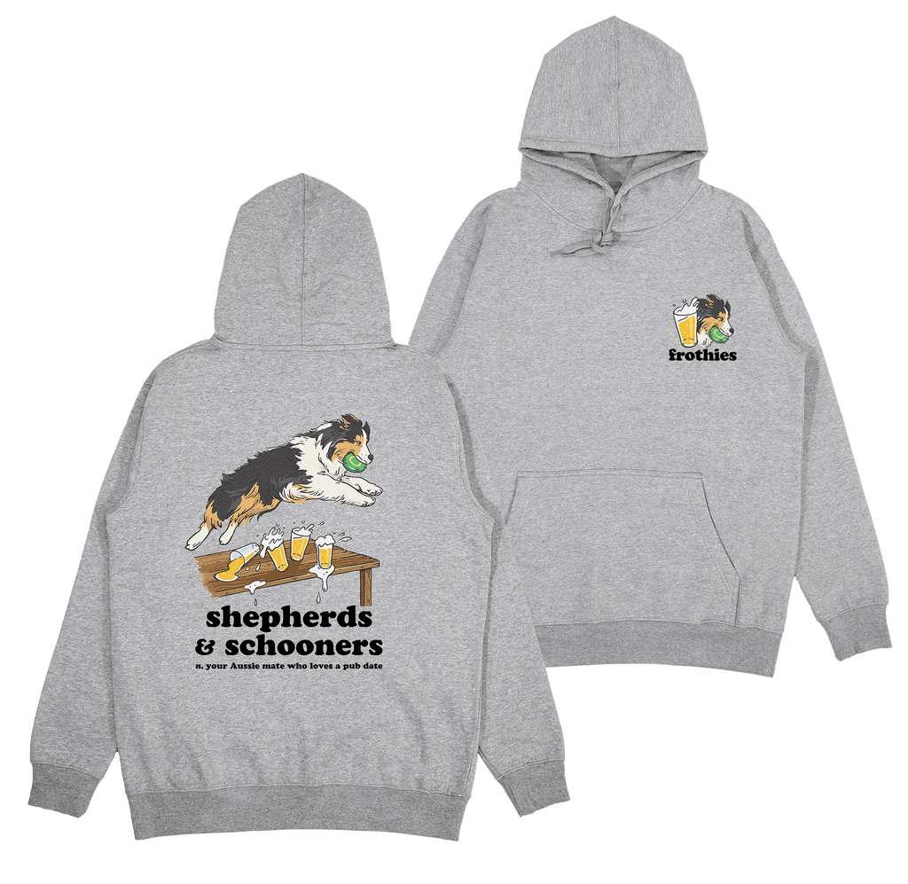 Shepherds & Schooners Hoodie Grey Hoodie Frothies