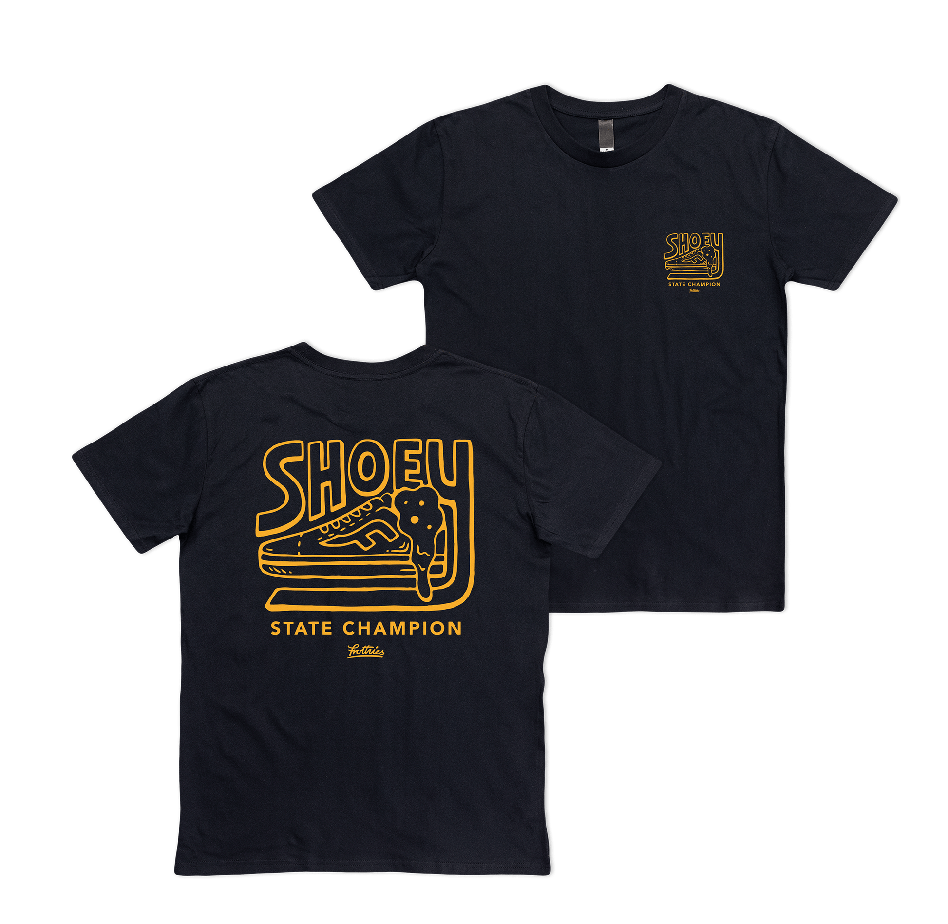 Shoey State Champion Tee Black T-Shirt Frothies