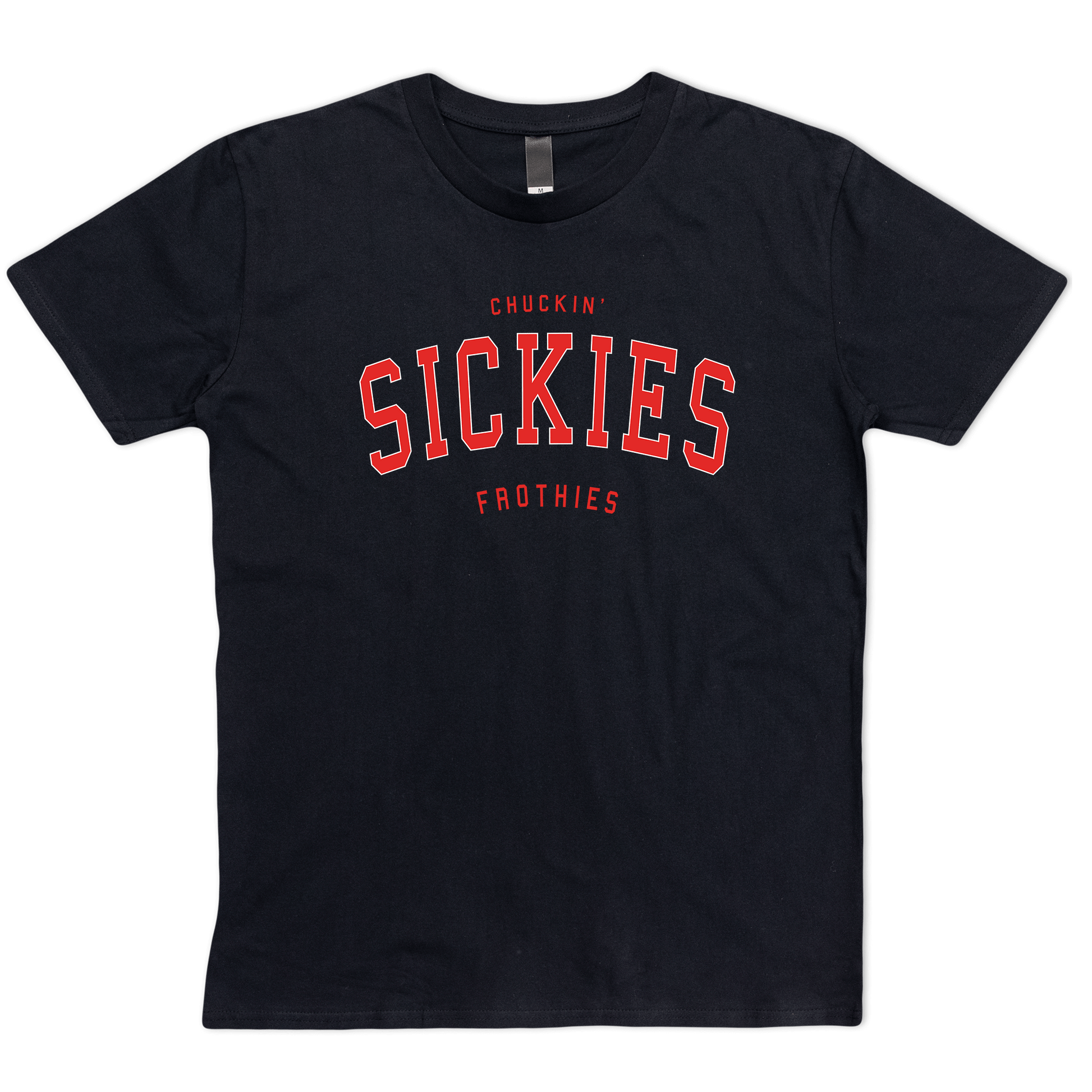 Sickies Tee Red Clothing Frothies