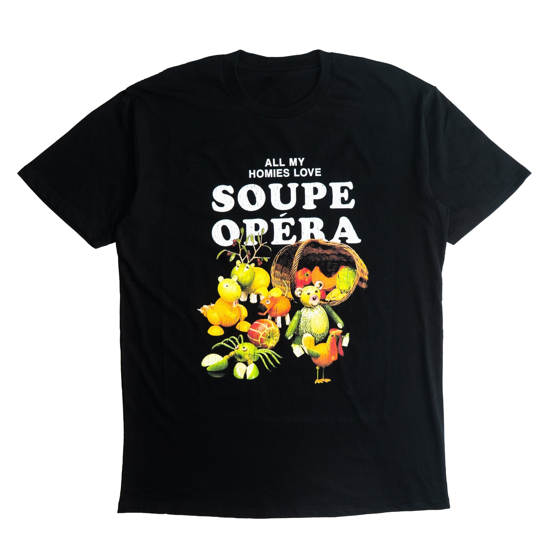 Soupe Opera Tee Black T-Shirt Frothies
