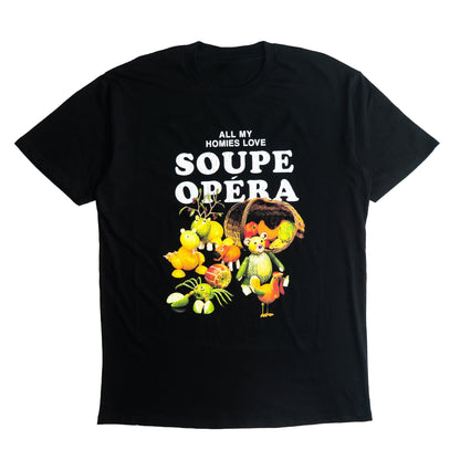 Soupe Opera Tee Black T-Shirt Frothies
