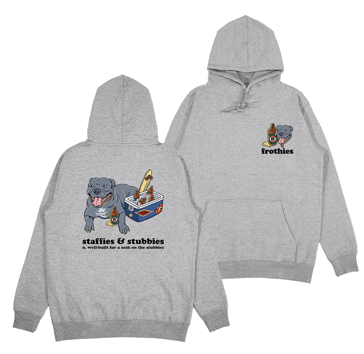 Staffies & Stubbies Hoodie Hoodie Frothies